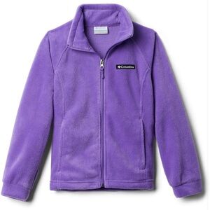 Columbia Girls Benton Springs Fleece Jacket in Grape Purple